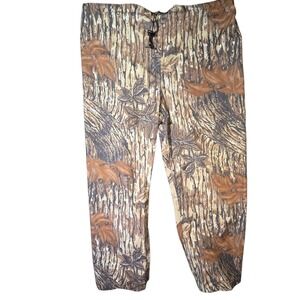 Vtg 10X GoreTex Rainwear Realtree Camo Hunting Pants Mens 2XL W. Suspenders